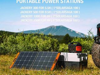 Солнечная панель Jackery SolarSaga 100 Вт foto 2