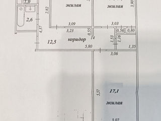 Apartament cu 3 camere, 71 m², Microraionul de Nord, Bender/Tighina, Bender mun. foto 1