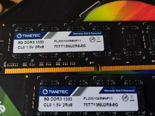 2x 8 Gb RAM DDR3 foto 2