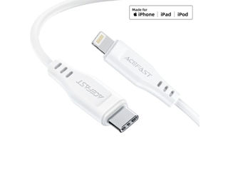 Cablu de date de încărcare ACEFAST C3-01 USB-C la Lightning TPE foto 1