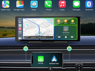 Android Multimedia Car Display Carplay & Android Auto 10.26"4K & 1080P Dual Lens DVR