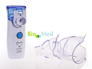 Inhalator nebulizator Mesh-tehnologie ultrasunet Mesh-небулайзер электронно-сетчатый ингалятор foto 3