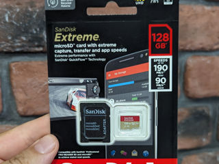 SanDisk Extreme microSD 128gb 190mb/s