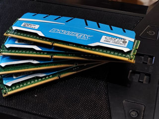 DDR3 16 Gb kit (4x4 Gb) Ballistics Sport 1600 mhz