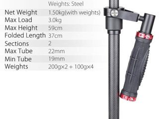 IR Innorel SP70C Handheld Steadycam Stabilizer (3kg) foto 3