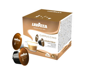 Cappuccino Dolce Gusto 8+8 Lavazza 200 g 16 Capsule, Livrare foto 1