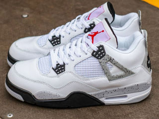 Nike Air Jordan 4 Retro Oreo White Cement cu blana/ с мехом foto 7