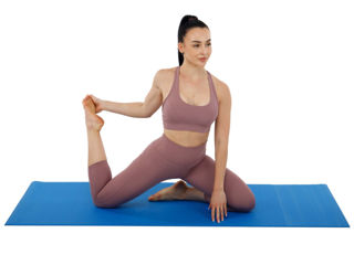 Covoraș pentru fitness și yoga 173x61x0,5см foto 6