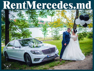 Arenda/прокат Mercedes-Benz S Class W222 AMG S65 Long alb/белый cu sofer/с водителем foto 8