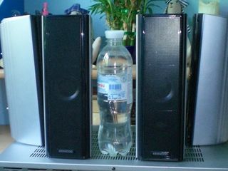 2-x полосные колонки Kenwood black, silver и колонка JAMO CENTER 40 foto 5