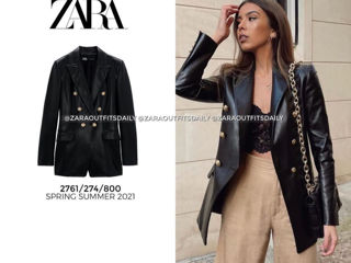 Трендовый пиджак ZARA с пуговицами foto 5