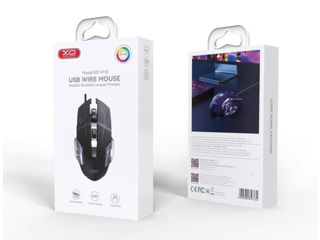 Mouse cu fir mecanic pentru jocuri XO M10 cu 6 butoane foto 4