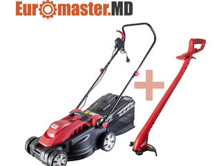 Set – Mașină de tuns iarba + Trimmer electric Raider / Комплект косилка и триммер Raider foto 1