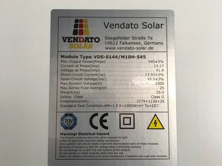 Panouri solare 545W, monocristalic, din Germania cu garantie de la producator 25 de ani! foto 7