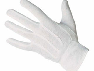 Mănuși de protecție RMICRO / Bustard cu căptușeala de PVC, pentru chelneri - albe / Rmicro / Bust...