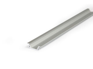 Profil din aluminiu pentru mortare GROOVE 10 pentru banda LED - anodizat 2m - set complet