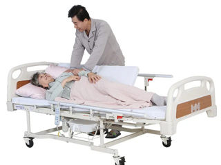 Pat medical electric pentru reabilitare cu wc Электрическая медицинская кровать для реабилитации foto 3