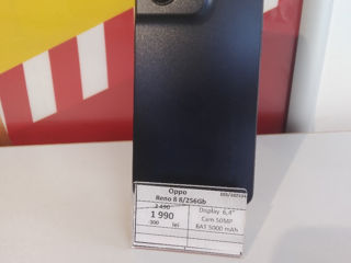 Oppo Reno 8 8/256Gb pret 2190lei