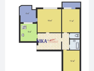 Apartament cu 3 camere, 75 m², Ciocana, Chișinău