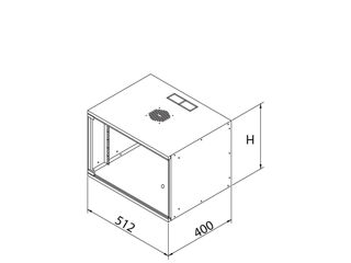 4U 515X400 Gri Soho Cabinet foto 2