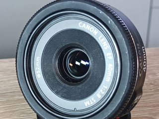 Canon lens EF 40mm 1:2,8 stm foto 2