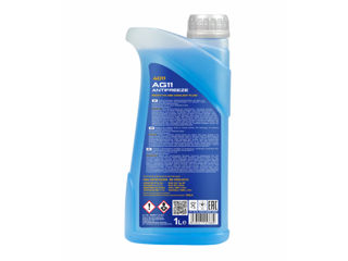 Antigel albastru MANNOL 4011 Antifreeze AG11 (-40 C) Longterm 1L foto 2