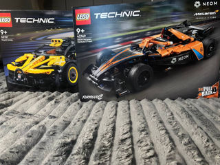 Новый Lego 42151 Bugatti и Lego 42169 Neom McLaren