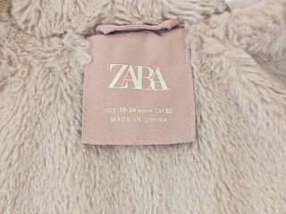 Зимняя курточка Zara + шапочка в подарок foto 2