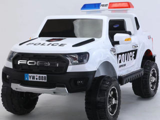 Детский электромобиль Ford Police Джип Полицейский Пикап Новый Самый крутой функционал Низкие цены фото 0