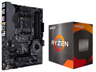 Kit placă de bază + procesor (Ryzen 5 5600X / AMD B450) - Noi! Garanţie 2 ani! foto 1