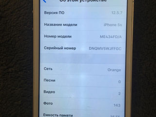 Продам iPhone 5s на 16г. foto 2