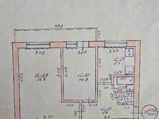 3-х комнатная квартира, 63 м², Центр, Унгень, Унгены