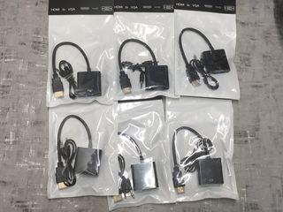 HDMI to VGA.  type C to HDMI/VGA/USB