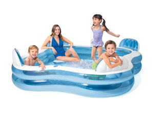Bazine Intex pentru familie si copii 229x229x66 cm, 990 L - Ideală pentru vară! Livrare la domicili foto 2