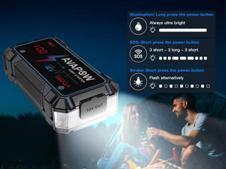 Booster, Пусковое устройство, Jump Starter 1500 ампер foto 2