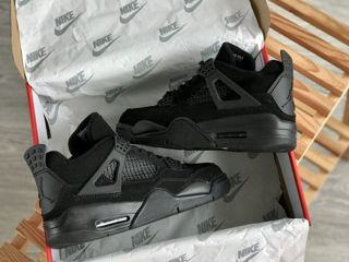 Nike Air Jordan 4 Retro Full Black Unisex foto 8