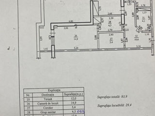 Apartament cu 2 camere, 112 m², Buiucani, Chișinău foto 15