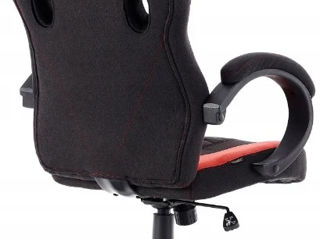 Scaun gaming Sense7 Prism Fabric, Black and Red foto 3