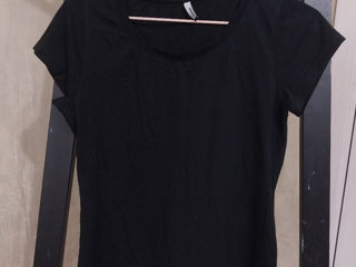 Tricou negru casual