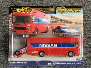 Hot Wheels Premium 2024 Team Transport Toyota Off-Road Truck & '94 Nissan 300 ZX GTS foto 2