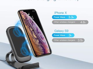 Wireless Charger Stand Беспроводная зарядка Suport telefon foto 2