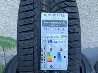 2 ската/ 2 anvelope 245/35 R19 Kumho Wintercraft WP72/ Доставка, livrare toata Moldova 2022