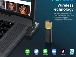 Беспроводной микрофон  Wireless  Microphone foto 6