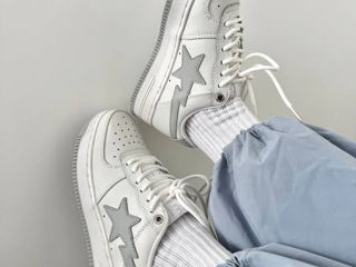 A Bathing Ape Bape Sta x Jjjjound White/Grey Women's foto 6