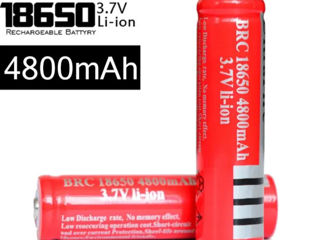 Аккумулятор Microcosmos 18650 4800mAh 3.7 В c защитой. foto 3