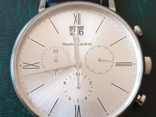 Maurice Lacroix Eliros 40mm Steel Silver Dial Quartz Mens Watch EL1088