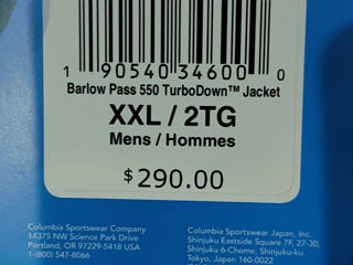 Зимняя куртка Columbia Men's Barlow Pass 550 TurboDown Jacket XXL foto 6