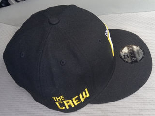 Men's Columbus Crew New Era Black Icon 9fifty Snapback Adjustable Hat foto 8