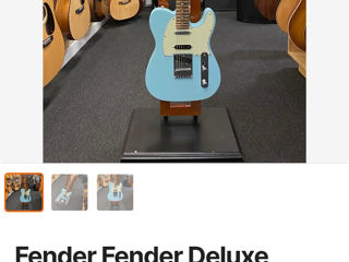 Fender Deluxe Nashville Telecaster Daphne Blue 2021!!! foto 6