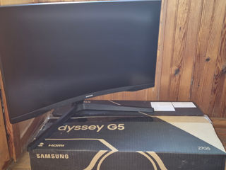 Samsung Odyssey G5 C27G54TQW Curved QHD 2k 144Hz. В отличном состоянии! foto 3